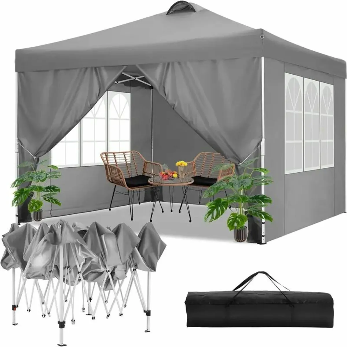3×3m Pop Up Canopy Outdoor Canopy - Image 1