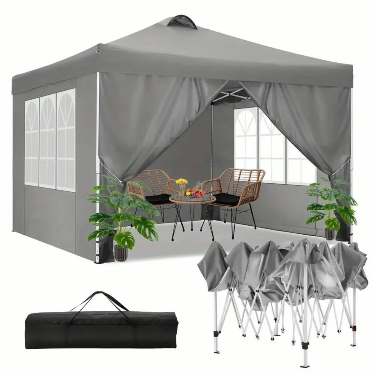 3×3m Pop Up Canopy Outdoor Canopy - Image 3