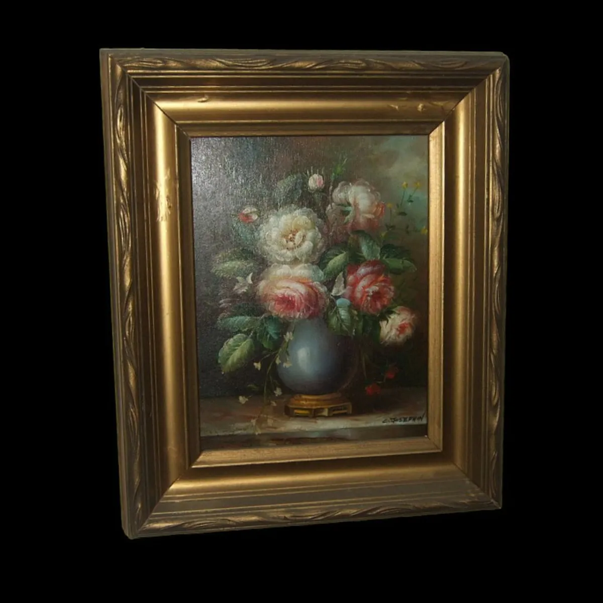 Vintage Original 'C Josephin' Painting - Image 1