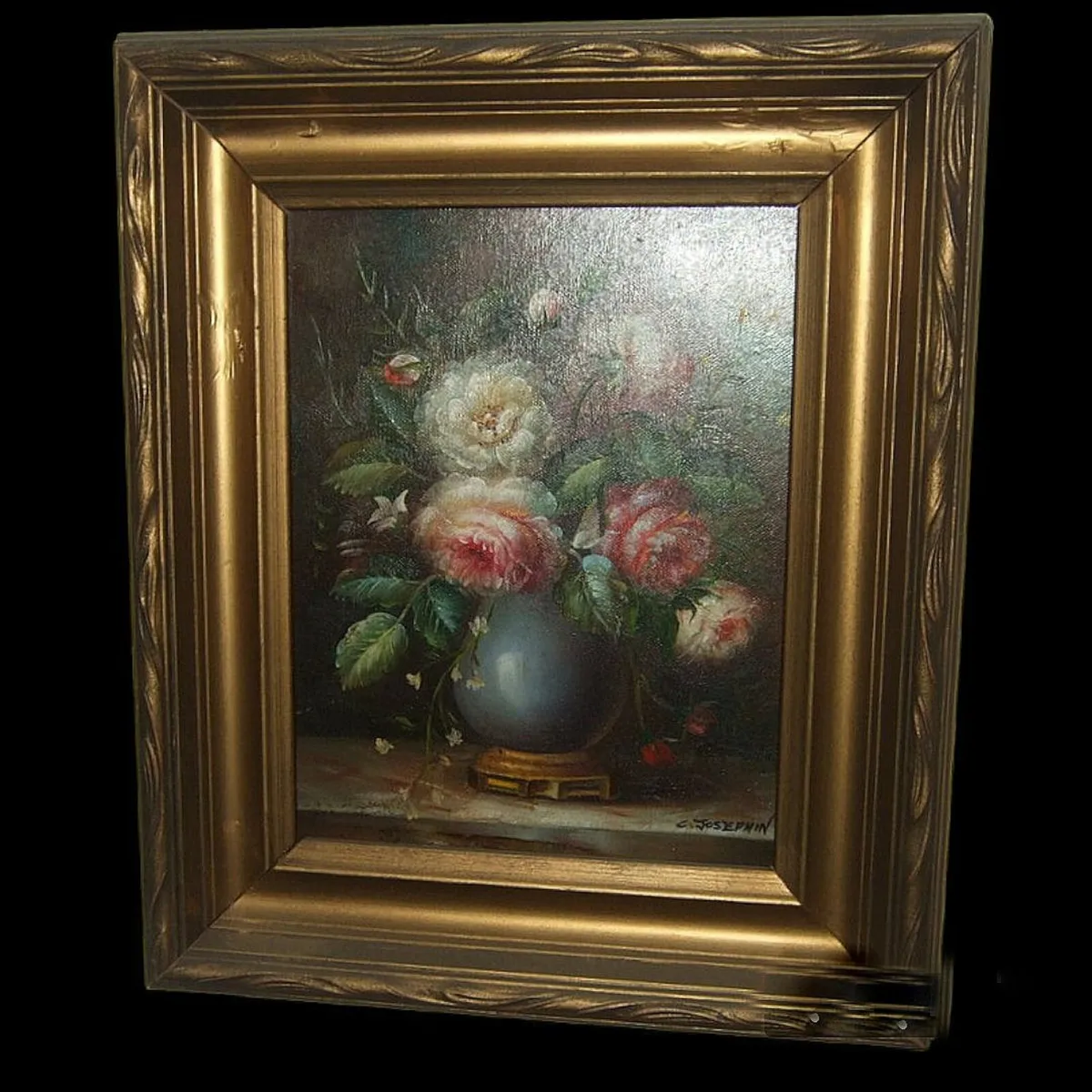 Vintage Original 'C Josephin' Painting - Image 4