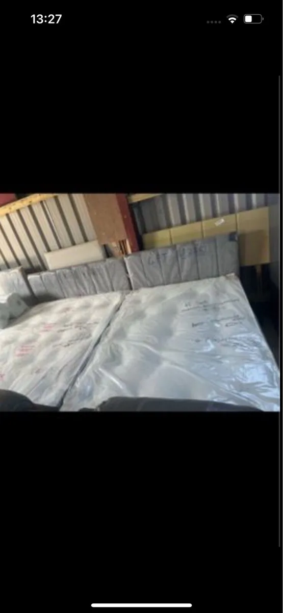 New beds all sizes with mattress - Image 2