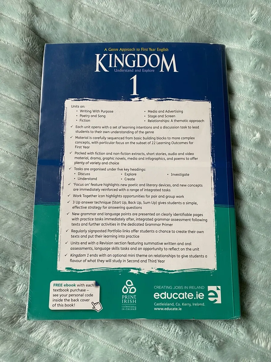 Junior Cycle English Kingdom 1 - Books Set - Image 3
