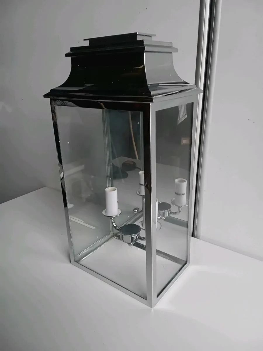 2 Light Vintage Outdoor Wall Lantern x1 - Image 3