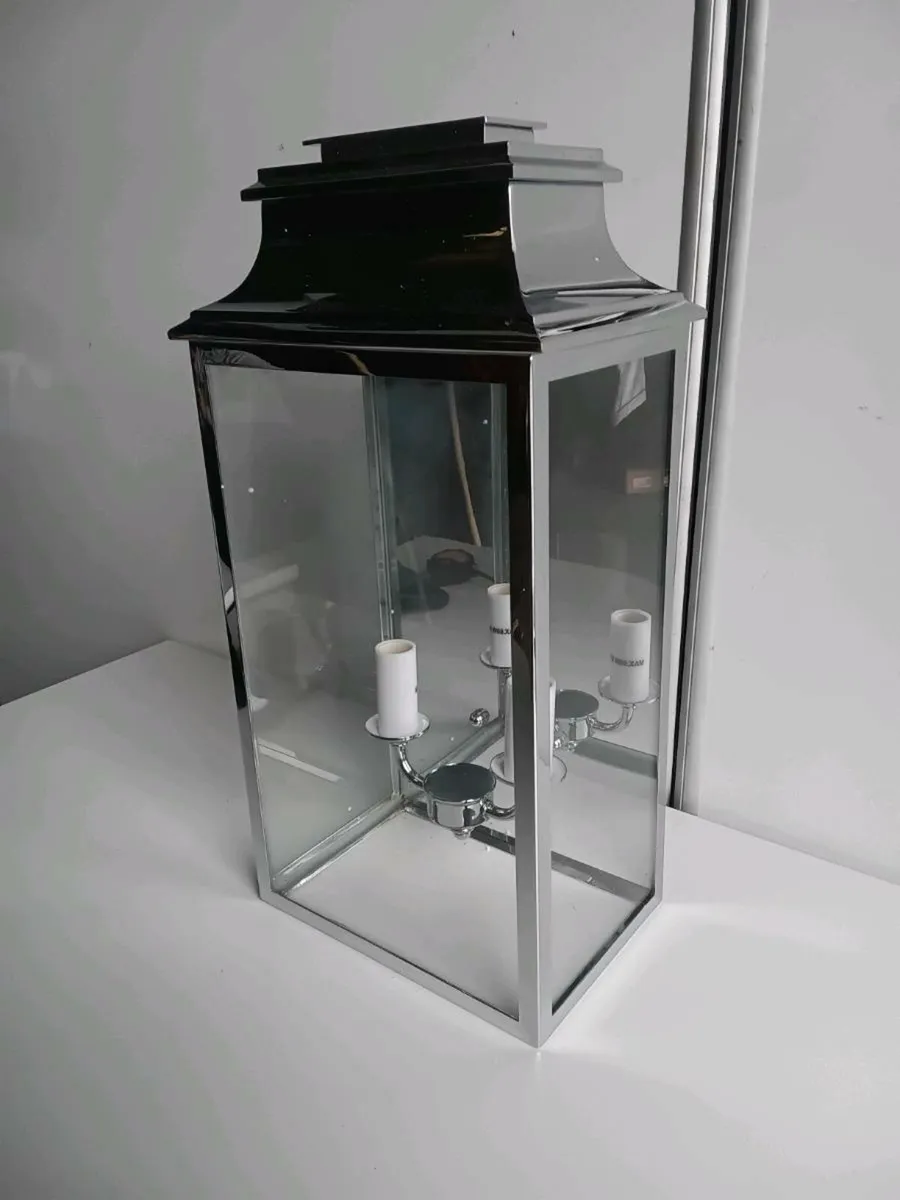2 Light Vintage Outdoor Wall Lantern x1 - Image 4