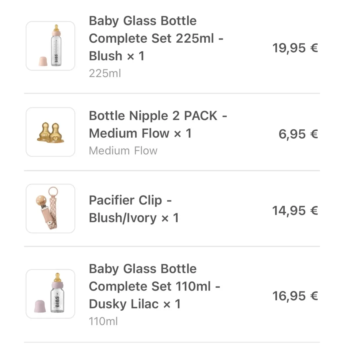 BIBS baby bottles - Image 2