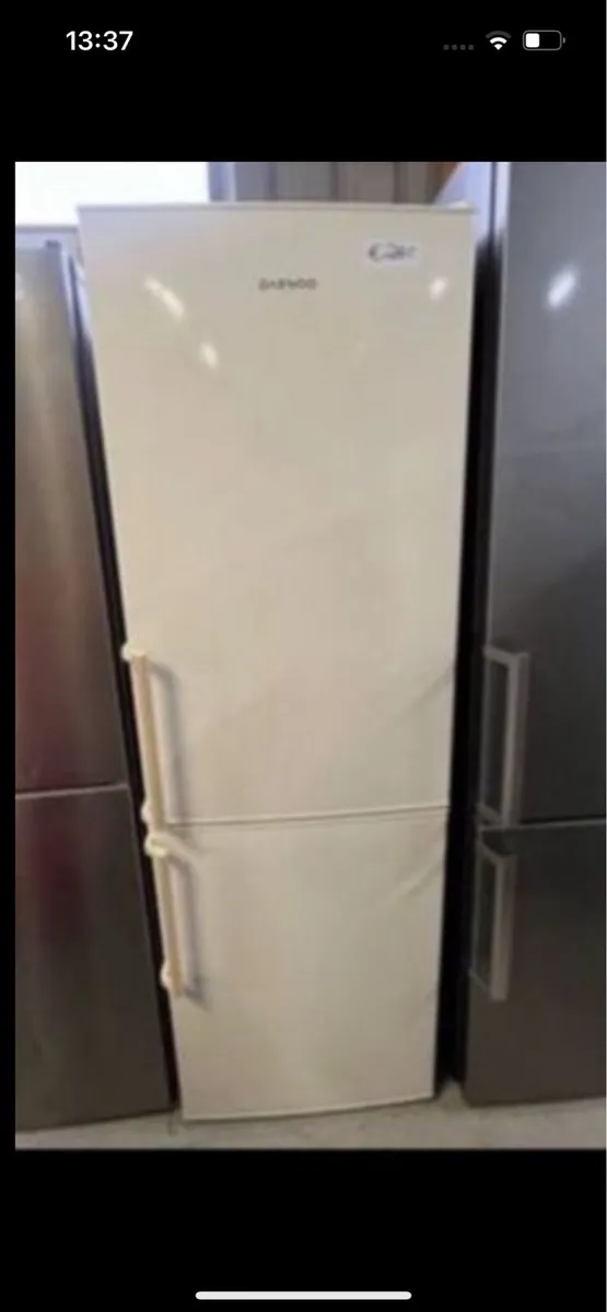 Cream Daewood fridge\ freezer - Image 1