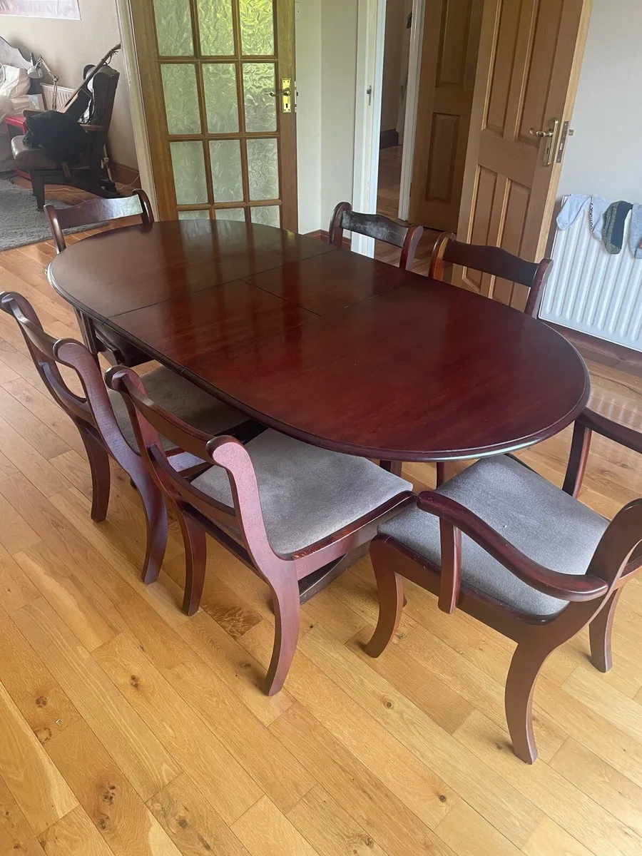Mahogany Antique Dining Set - Image 1