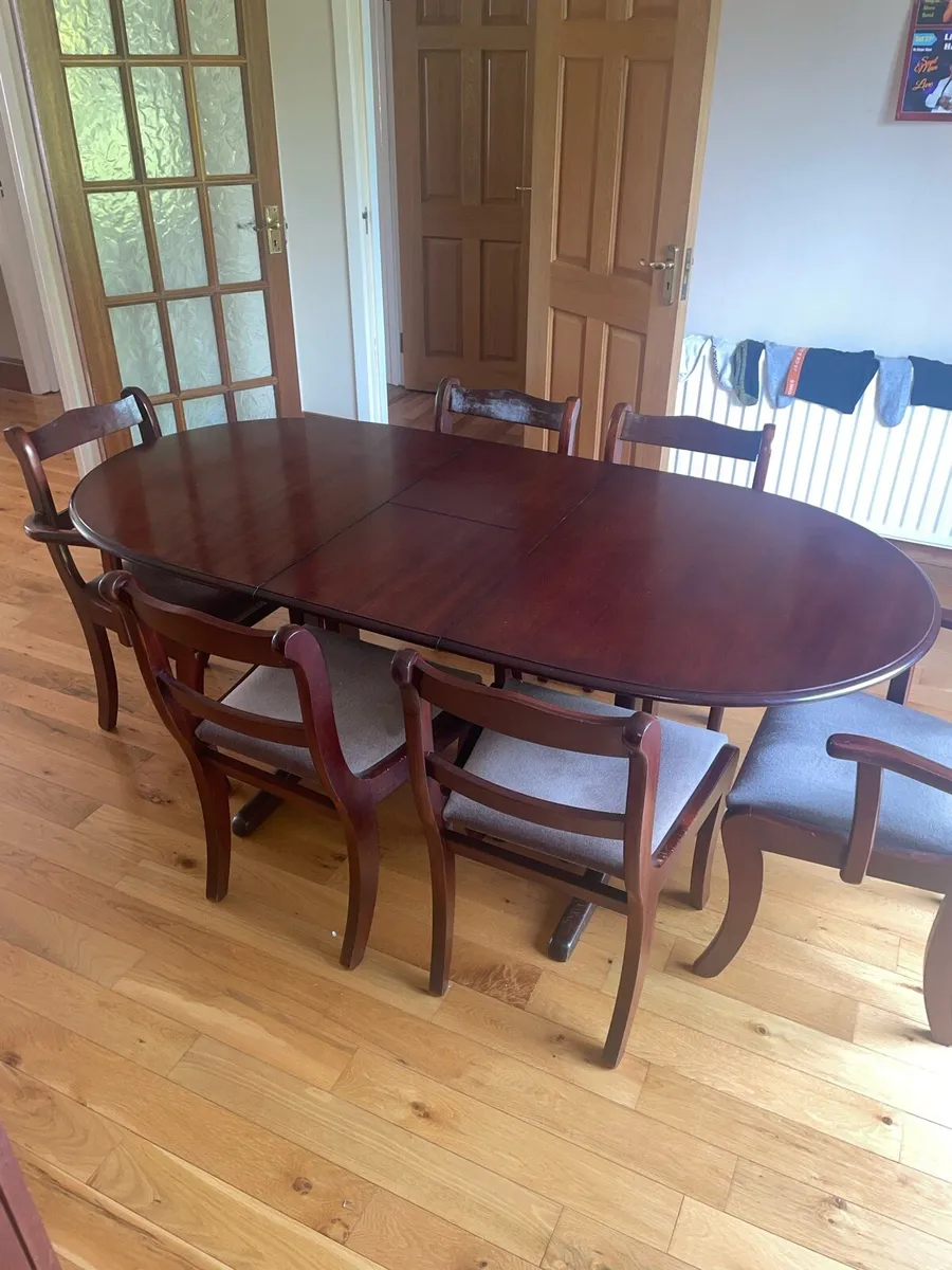 Mahogany Antique Dining Set - Image 2