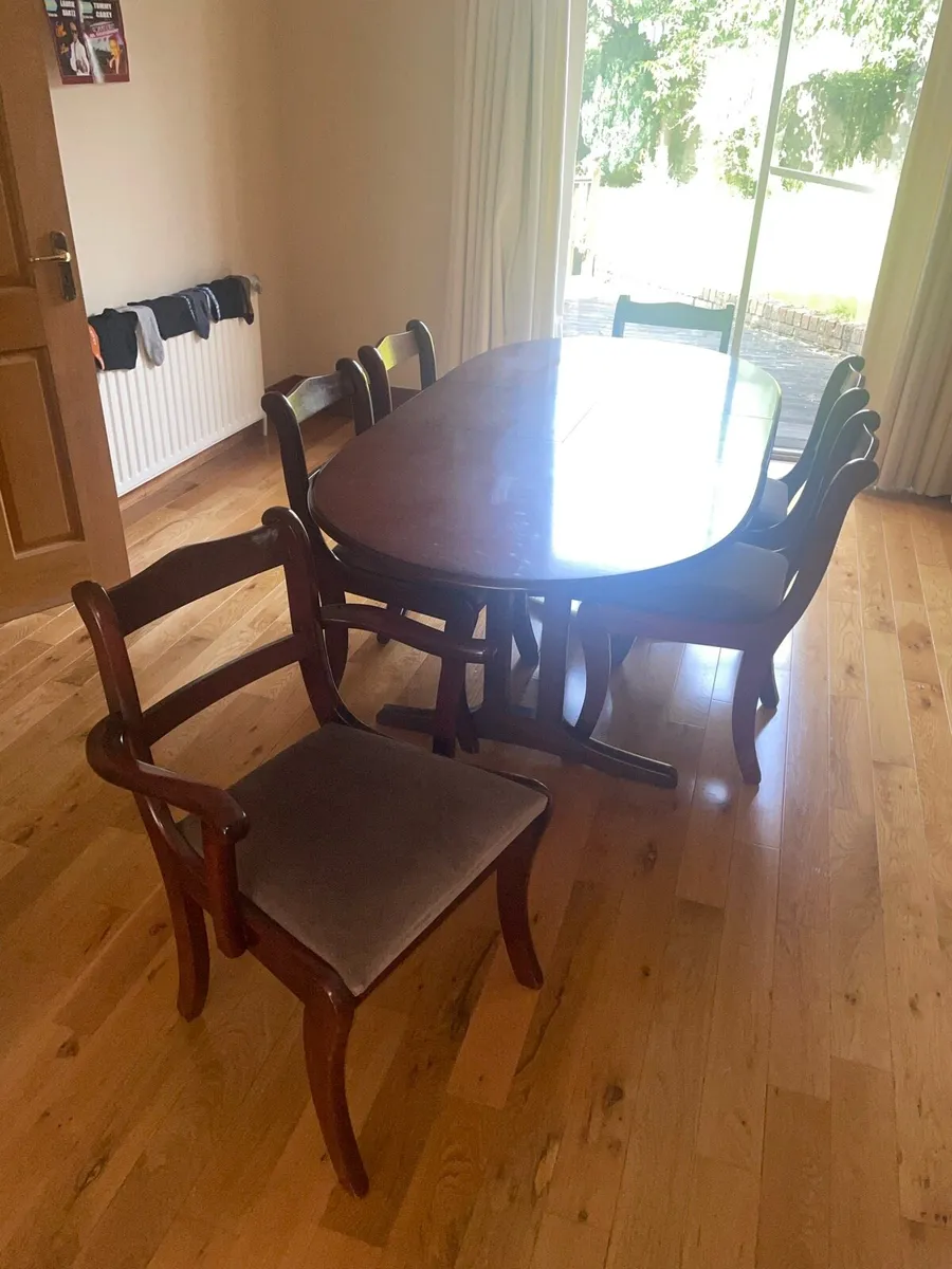 Mahogany Antique Dining Set - Image 3