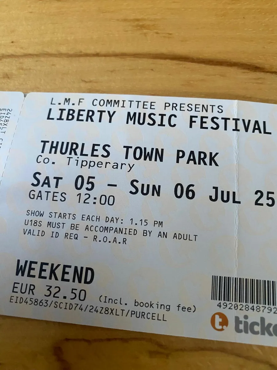 2 Weekend Liberty Music Festival Tickets - Image 2