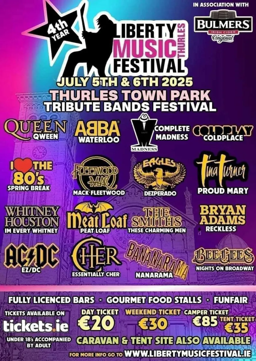 2 Weekend Liberty Music Festival Tickets - Image 1