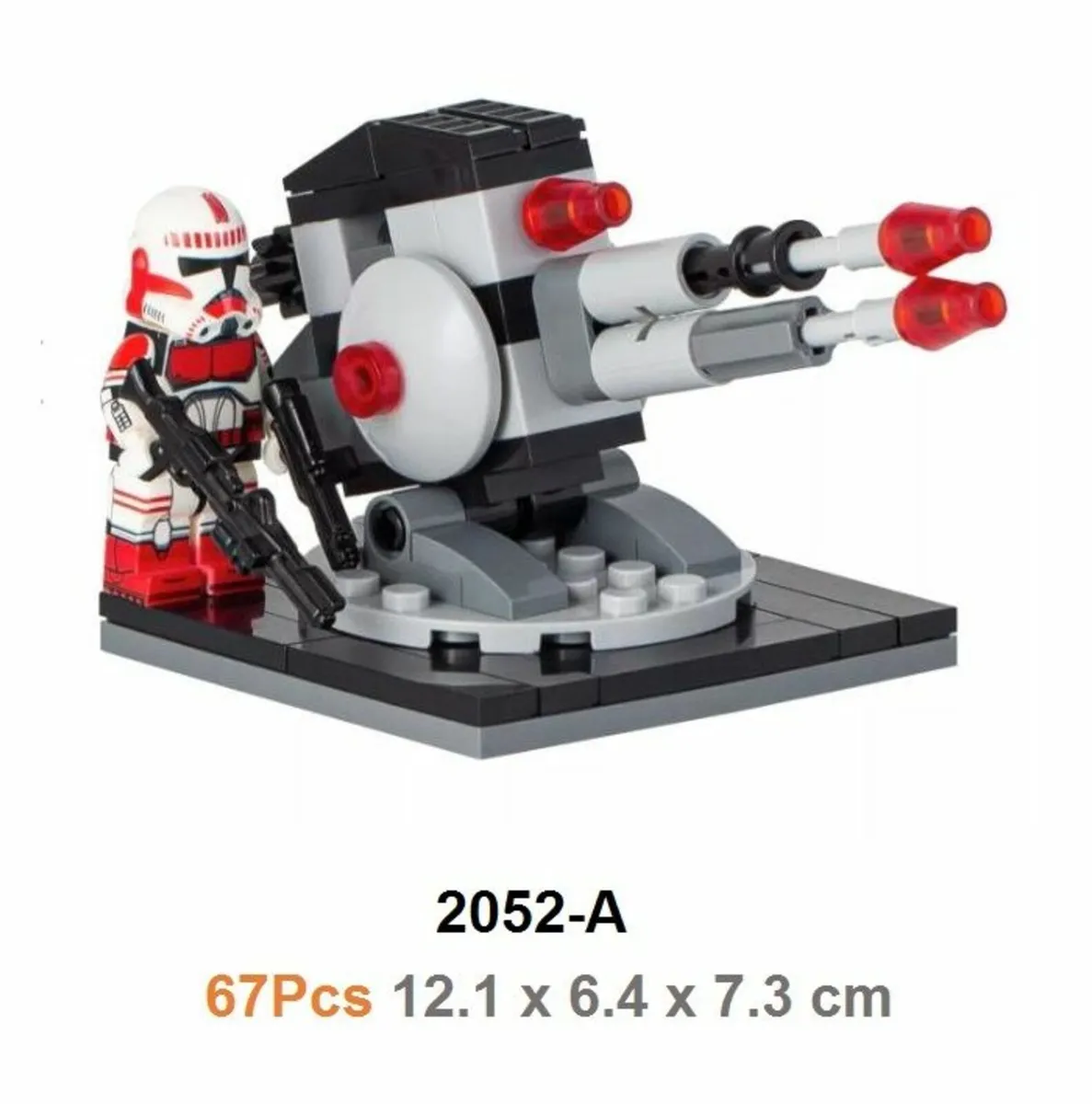 Star Wars Coruscant Guard Fort Turret Lego Minifig - Image 1