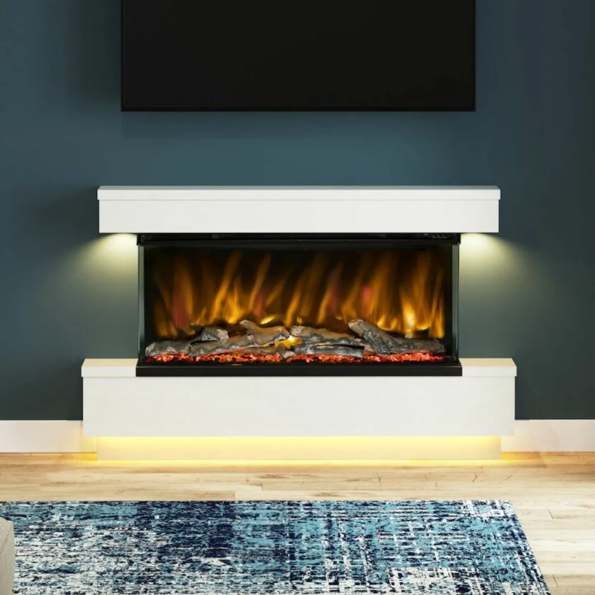 Verdant 54/64″ Wall Mounted Electric Fireplace - Image 1