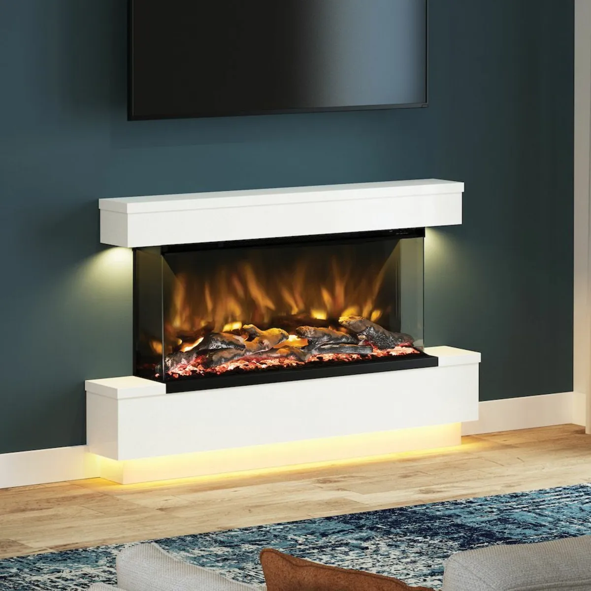 Verdant 54/64″ Wall Mounted Electric Fireplace - Image 3