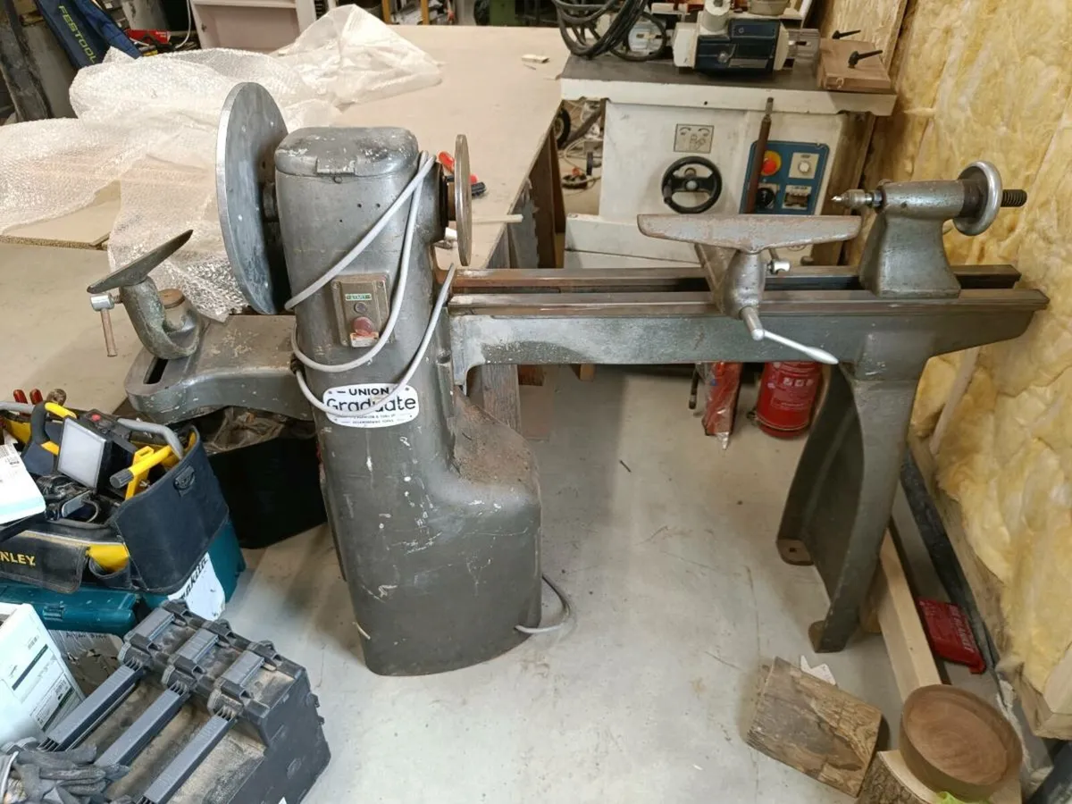 Union Graduate lathe 3 phase - Image 1