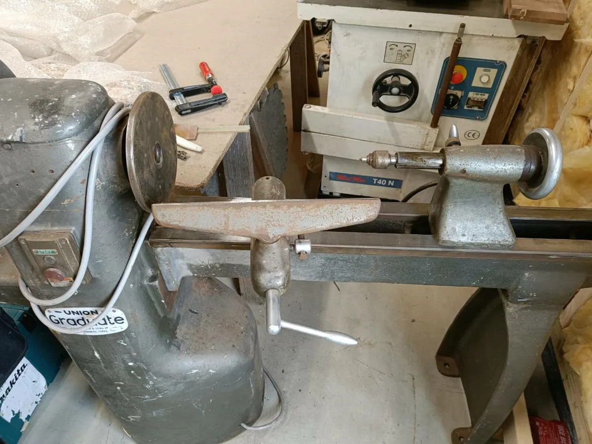 Union Graduate lathe 3 phase - Image 2