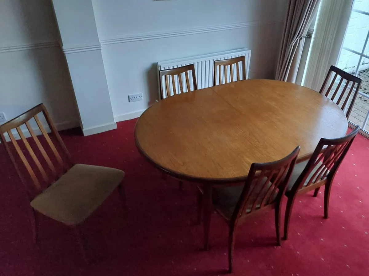G-Plan Mid-Century Vintage Dining Table & Chairs - Image 3
