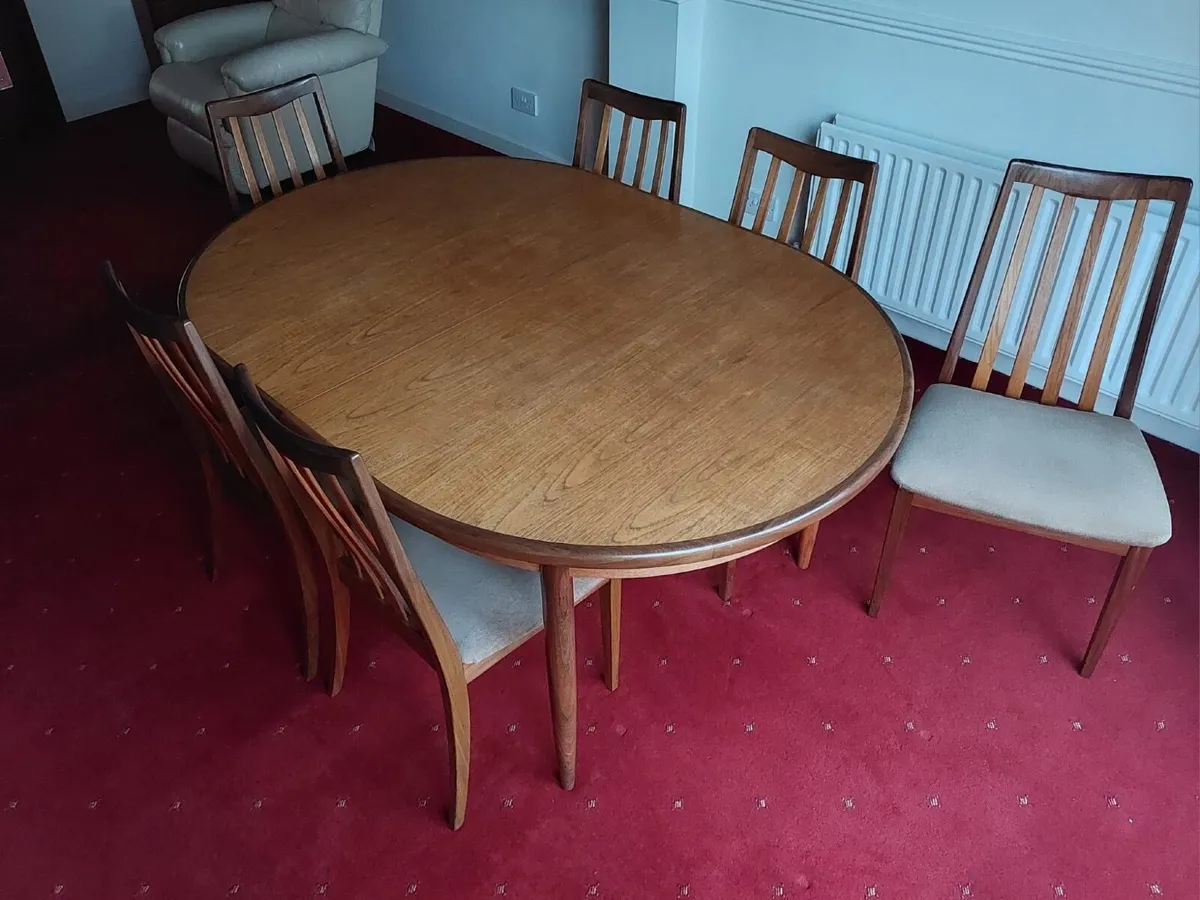 G-Plan Mid-Century Vintage Dining Table & Chairs - Image 4
