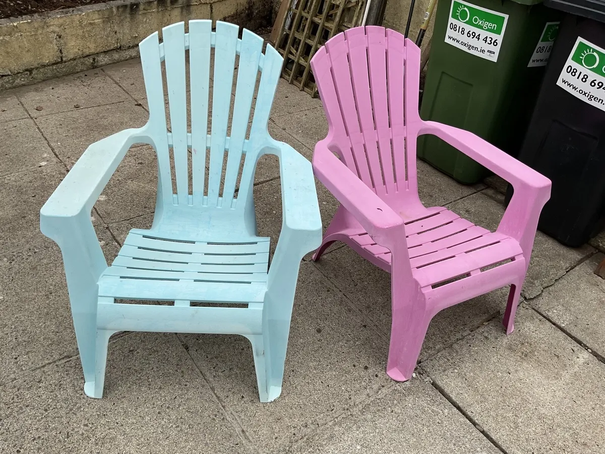 Pair of garden chairs - Image 2