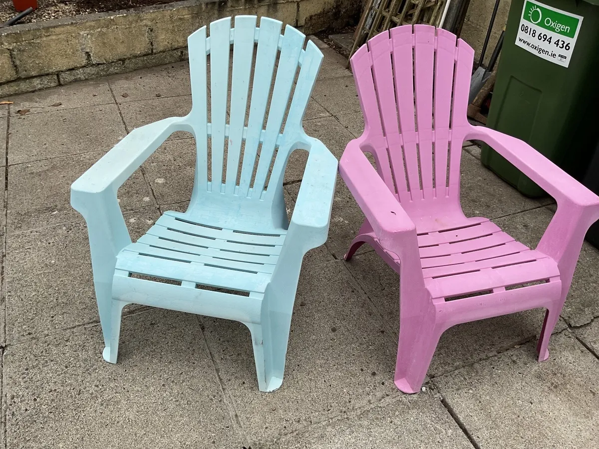 Pair of garden chairs - Image 3