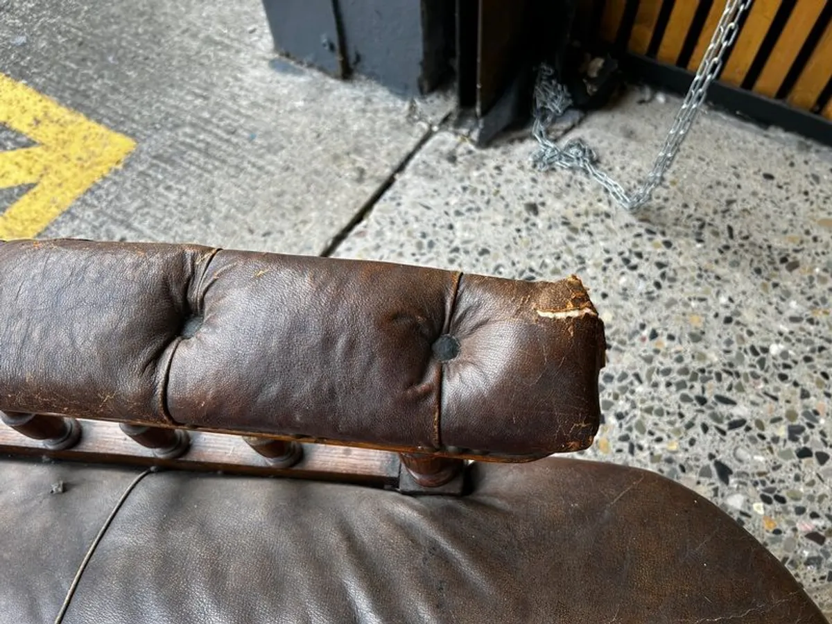 Edwardian Leather  Chez Lounge. - Image 2
