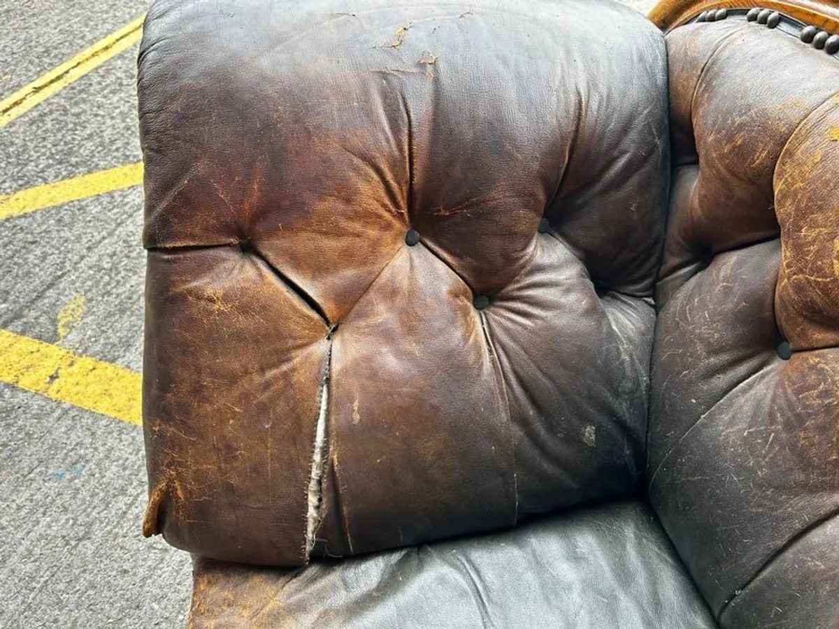 Edwardian Leather  Chez Lounge. - Image 3