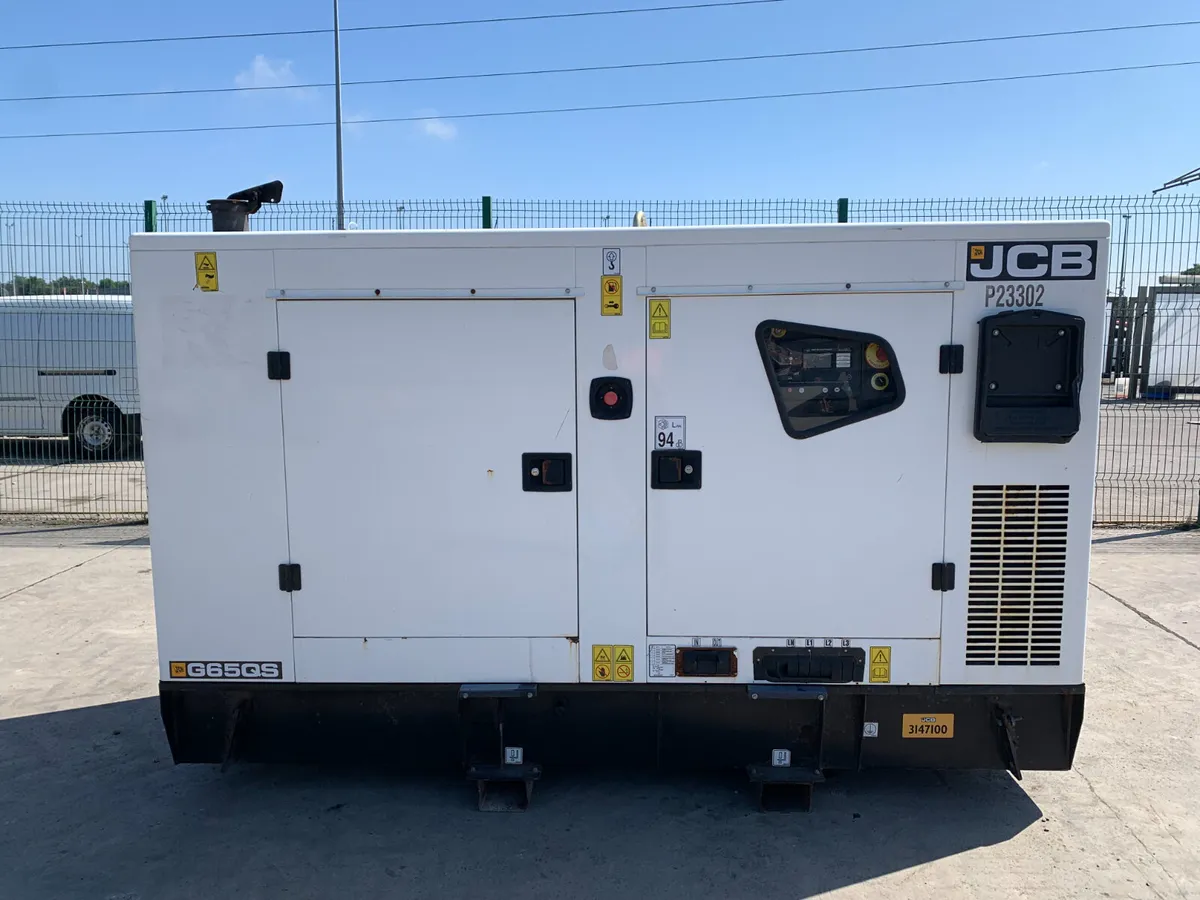 2022 JCB 60KVA DIESEL GENERATOR FOR AUCTION - Image 1