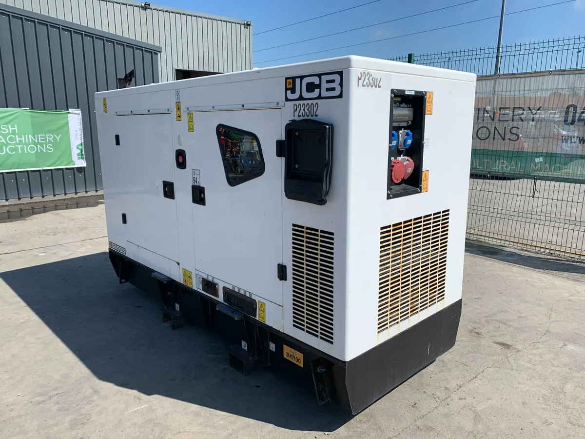 2022 JCB 60KVA DIESEL GENERATOR FOR AUCTION - Image 2
