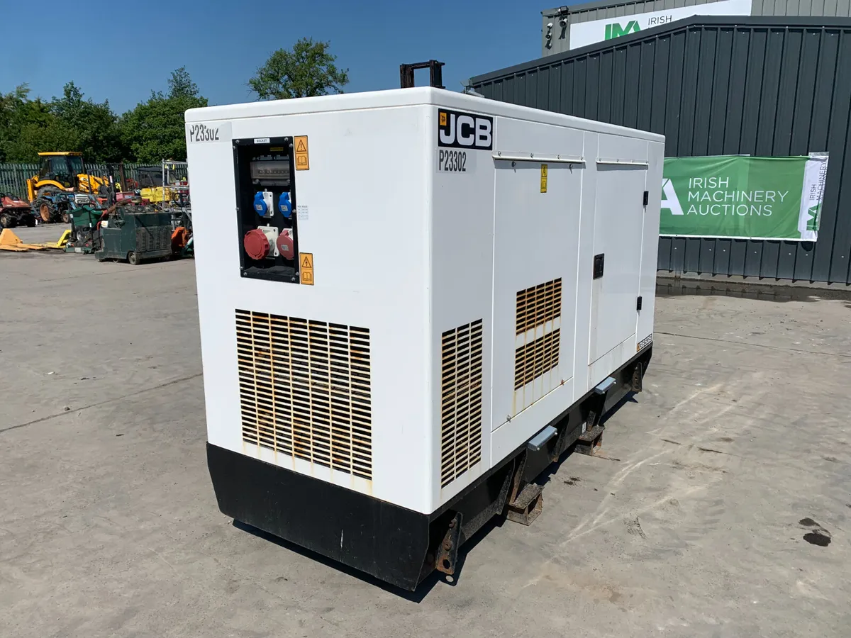 2022 JCB 60KVA DIESEL GENERATOR FOR AUCTION - Image 4