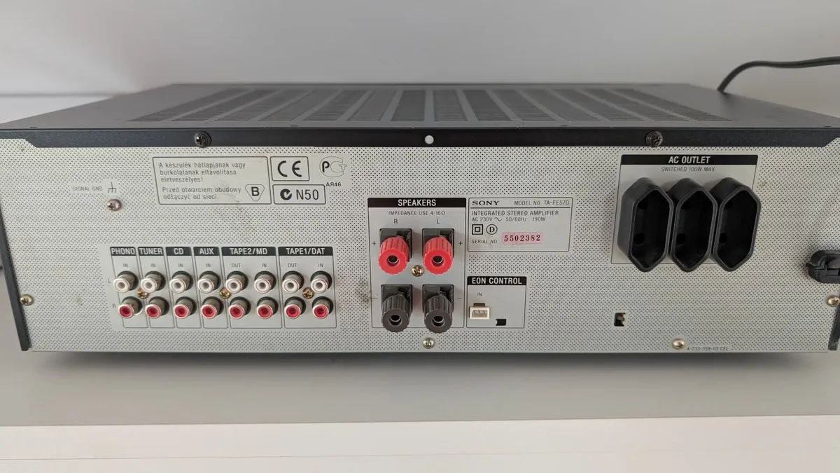 SONY TA-FE570 INTEGRATED AMPLIFIER - Image 4