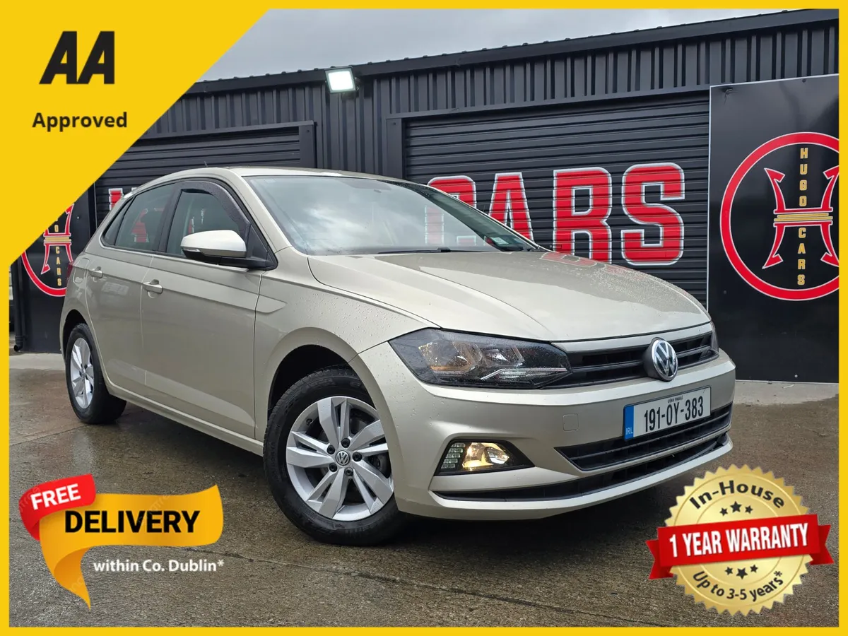 2019 VW Polo 1.0/Irish car/62k kms/1yr warranty - Image 1