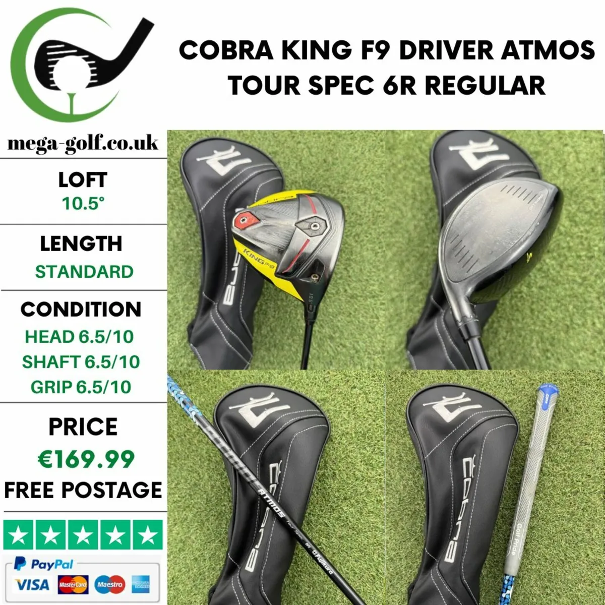 COBRA KING F9 DRIVER / 10.5° / REGULAR - Image 1