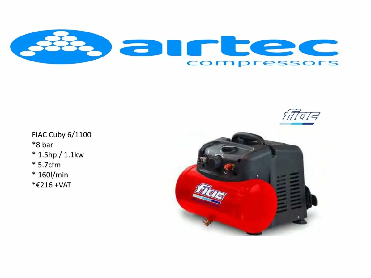Compressors - Portable / DIY - Oil Free  In Stock - Image 2