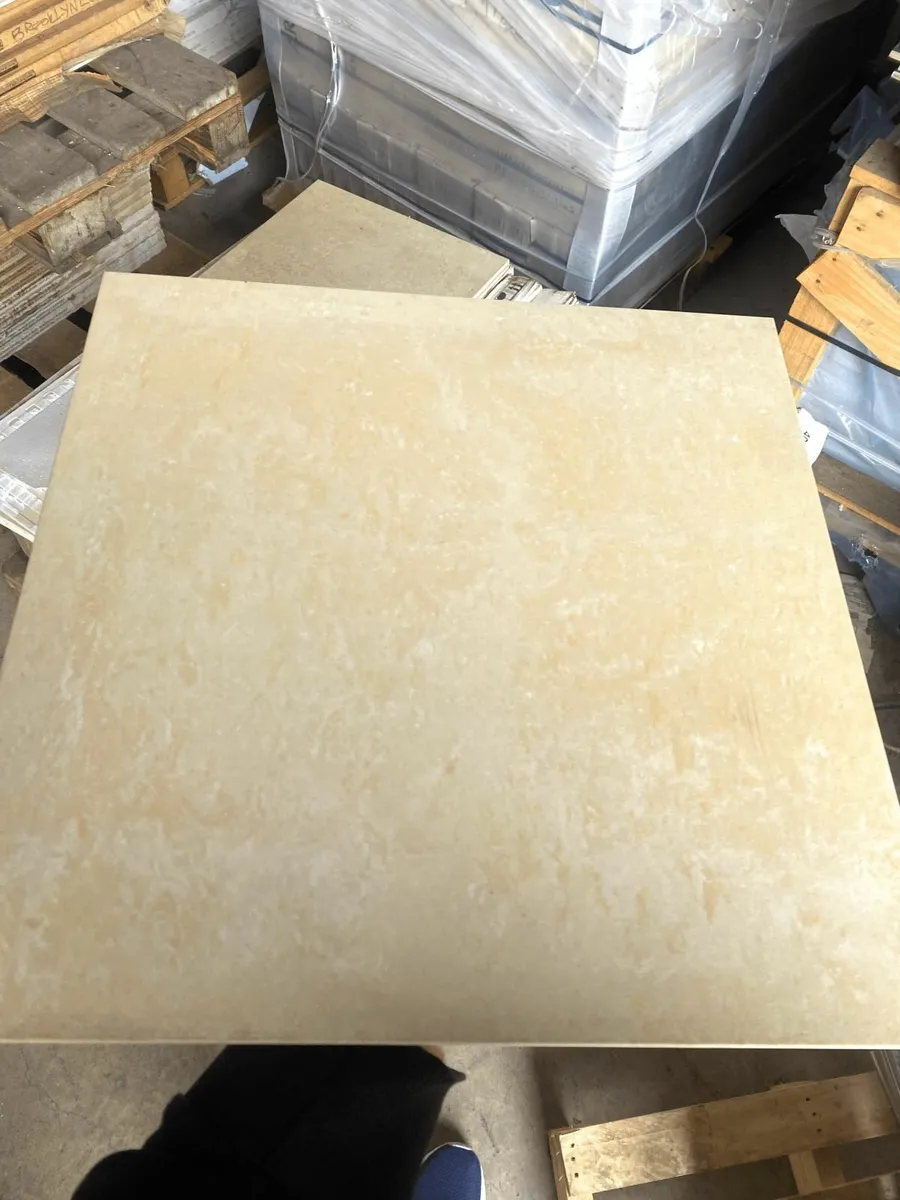 Glossy Cream Italian Floor Tiles – 62% OFF – - Image 2