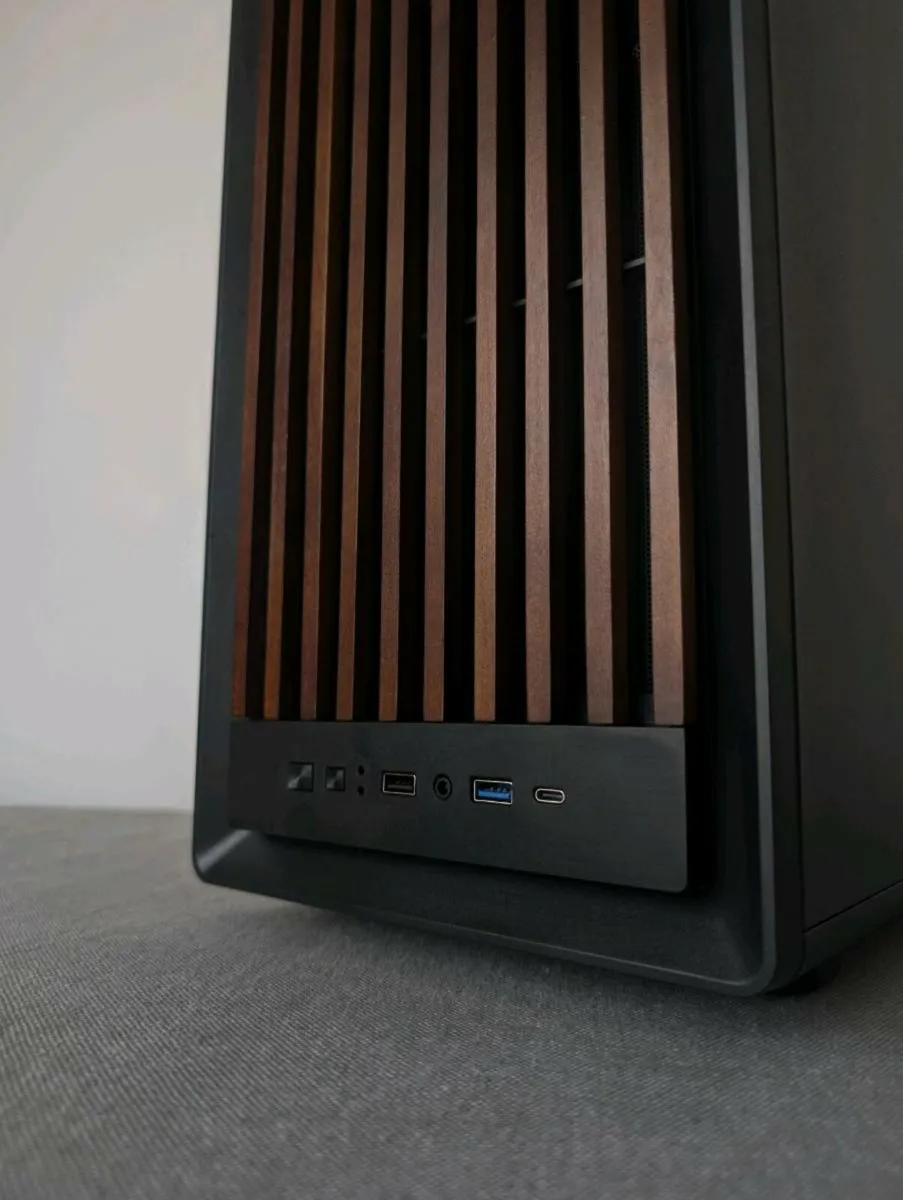Intel i7 12th Gen Real Wood Walnut Workstation PC - Image 1