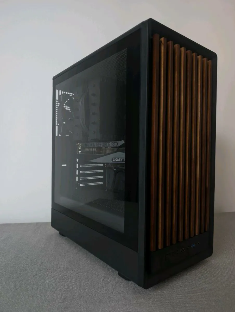 Intel i7 12th Gen Real Wood Walnut Workstation PC - Image 2