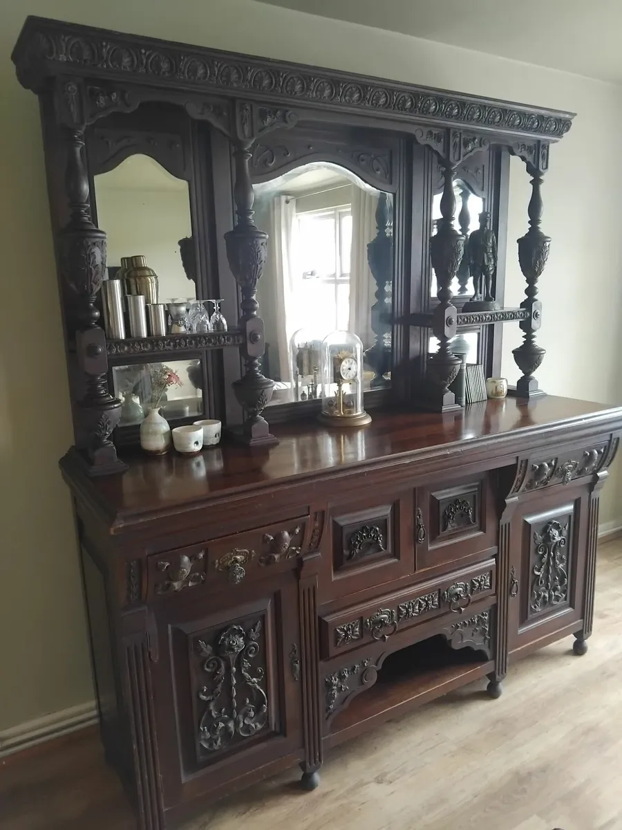 Dresser/ Sideboard with over Mantle - Image 1