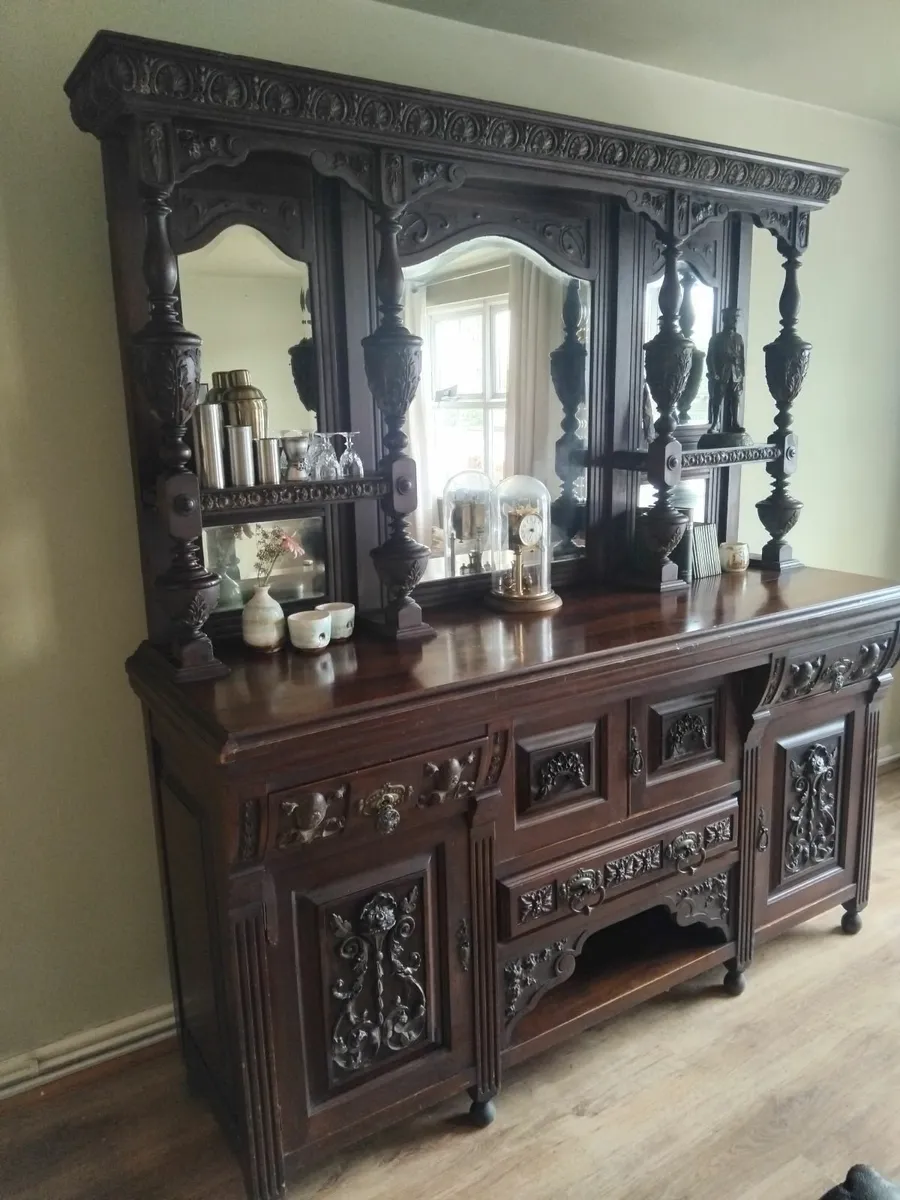 Dresser/ Sideboard with over Mantle - Image 3