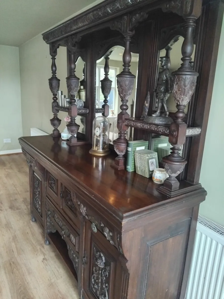 Dresser/ Sideboard with over Mantle - Image 4