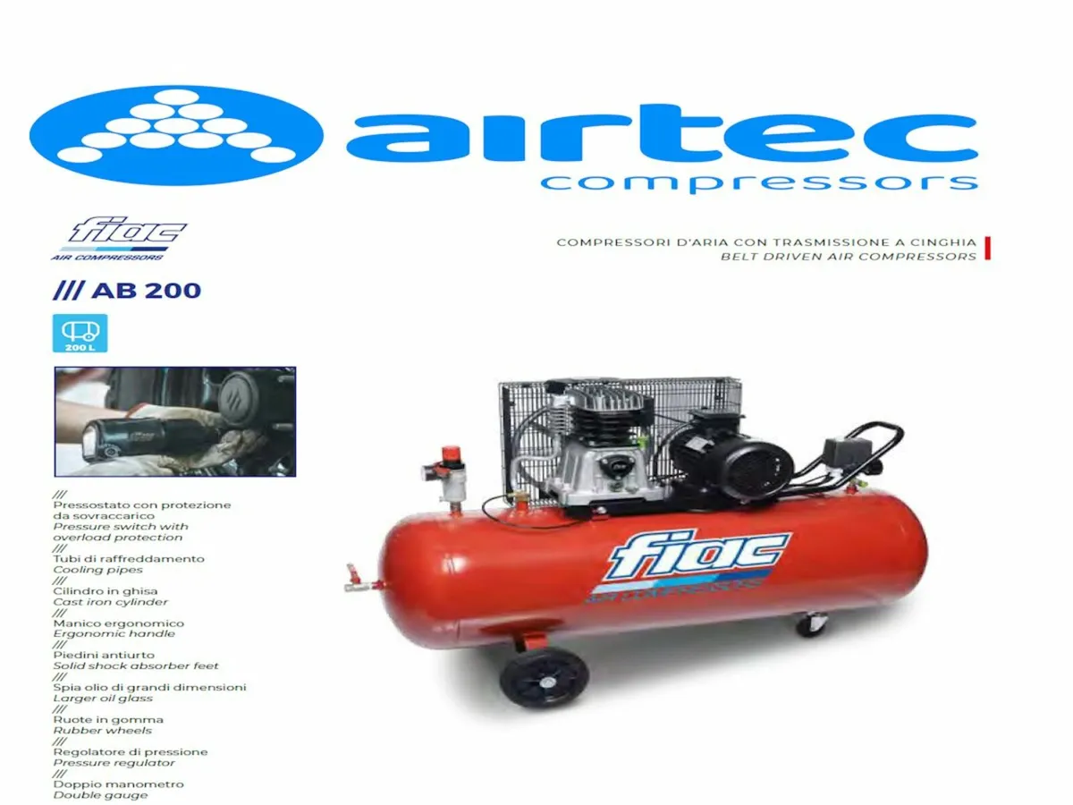 Compressor 3hp - 200ltr - In Stock Today - Image 1