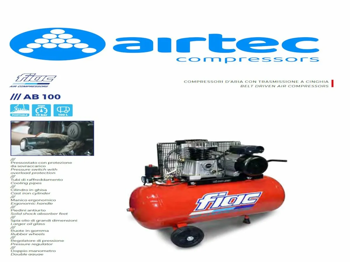 Compressor 3hp 100ltr - In Stock Today - Image 2