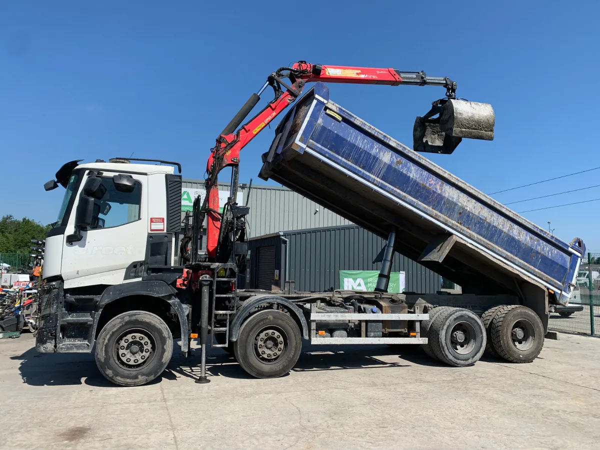 2016 RENUALT KERAX 430.32 8X4 GRAB TRUCK FOR AUCT - Image 2