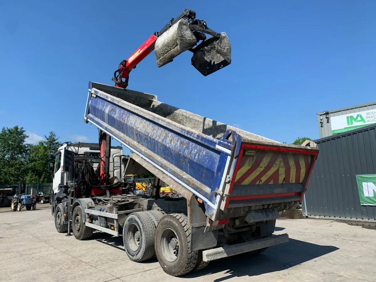 2016 RENUALT KERAX 430.32 8X4 GRAB TRUCK FOR AUCT - Image 3