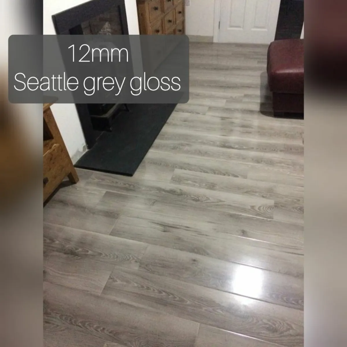 12mm High Gloss Laminated Flooring - Nationwide De - Image 2