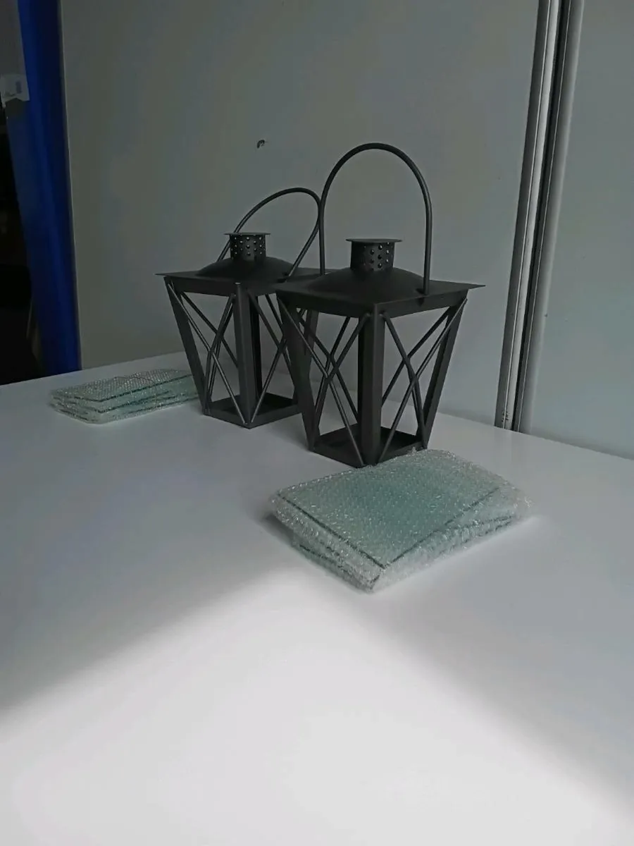 2 Metal lantern - Image 1