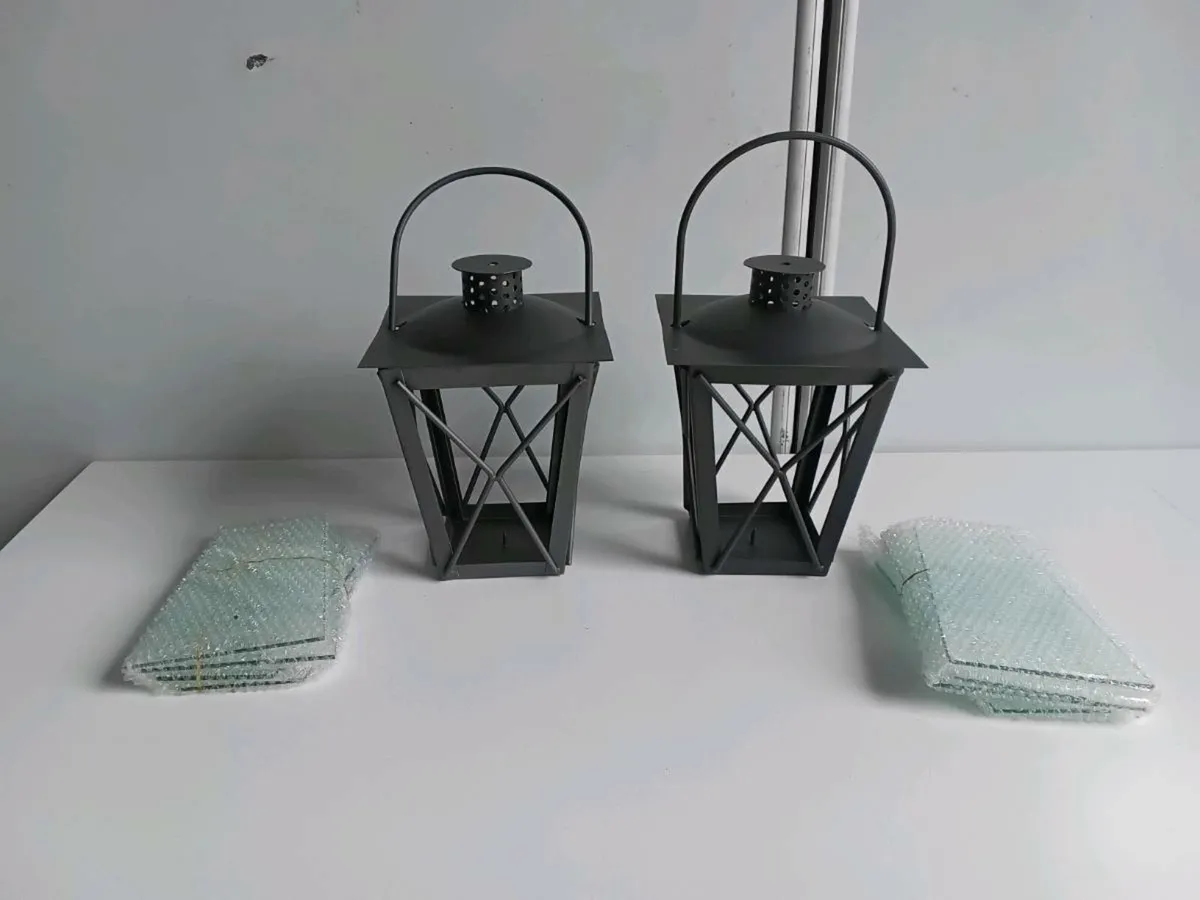 2 Metal lantern - Image 2