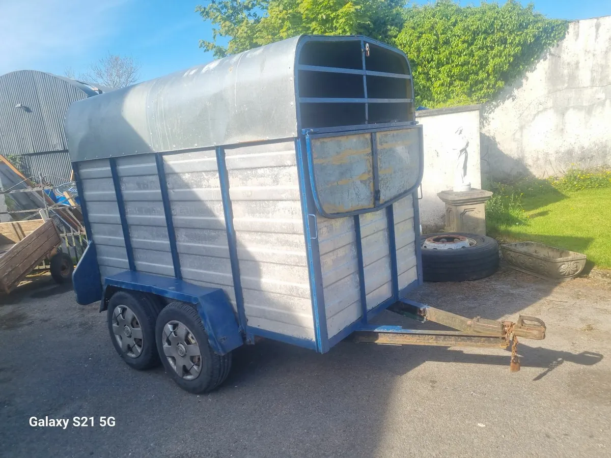 4 wheel galvanised trailor - Image 4