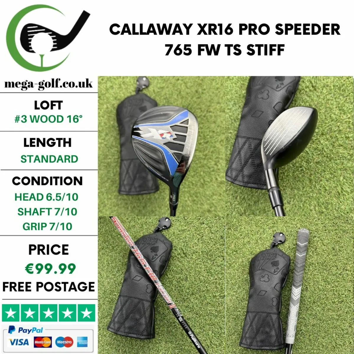 CALLAWAY XR16 PRO #3 WOOD 16° / STIFF - Image 1