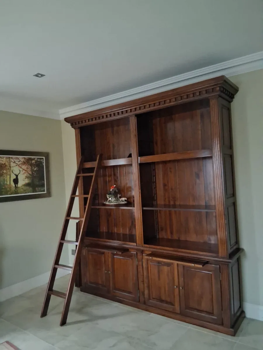 Large Oak Book Case - Image 2