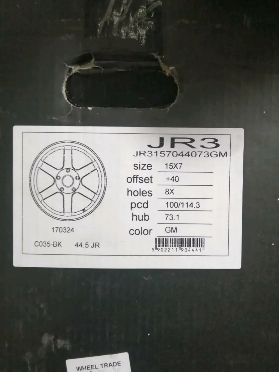 4 wheels for SALE OF FORD 4 STUD WIHTH NEW TYERS - Image 4